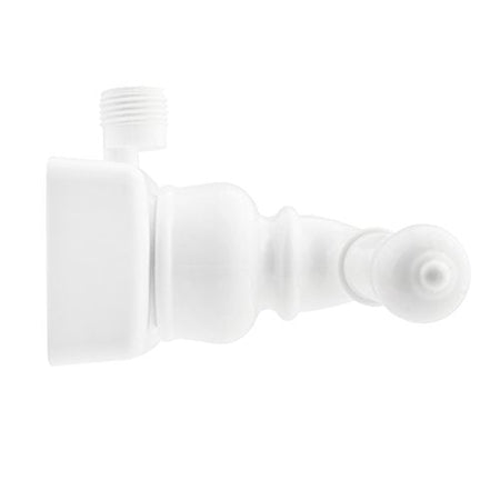 Dura Faucet Dura Faucet (DF-SA100C-WT) RV/Motorhome Shower Faucet Valve Diverter with Easy Turn Handles - Outdoor Depot