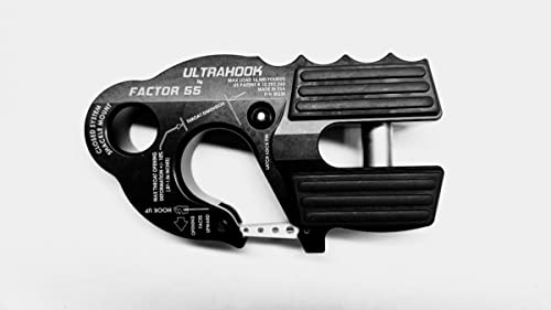 Factor 55 Factor 55 00250-04 Ultrahook Winch Hook Closed System Shackle Max Load 16,000 lbs ULT Strength - Outdoor Depot