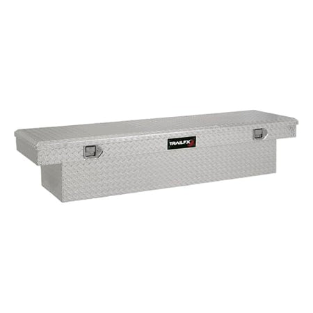 Trailfx TrailFX Tool Box 110701 Crossover Standard Single Lid With Struts Diamond Tread Bright Polished 16 - Outdoor Depot