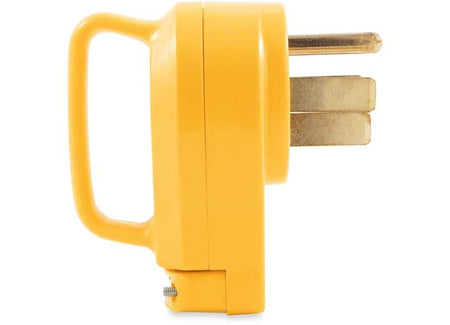 Valterra Valterra A01-0137VP Plastic Quick Connect with 90° Hose Saver Adapter, Orange - Outdoor Depot