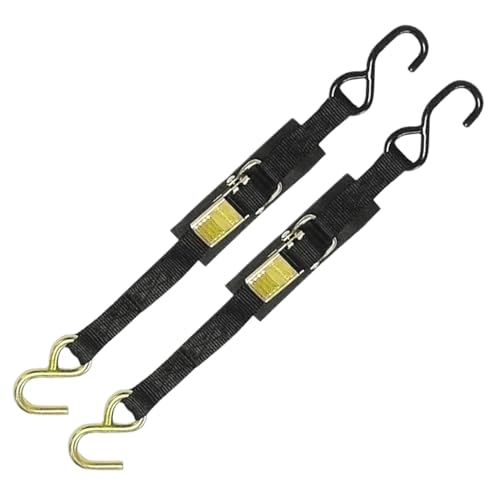 BoatBuckle Kwik-Lok Transom Tie-Down (1-Inch x 4-Feet, Black)