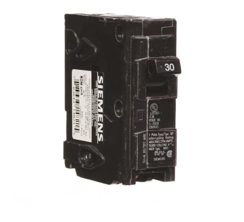 SIEMENS Siemens -HI Q130 30-Amp Single Pole Type QP Circuit Breaker, Black - Outdoor Depot