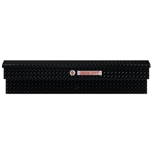 Weather Guard Weather Guard Model 174-5-04 56in Lo-Side Box, Aluminum, Gloss Black, 4.0 cu ft - Outdoor Depot