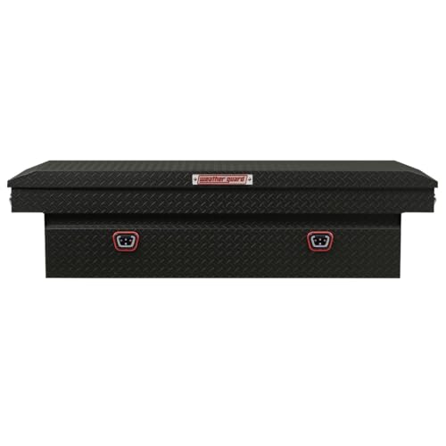Weather Guard Weather Guard Model 127-52-04 Saddle Box, Aluminum, Full Standard, Textured Matte Black, 11.0 - Outdoor Depot