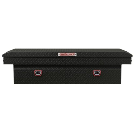 Weather Guard Weather Guard Model 127-52-04 Saddle Box, Aluminum, Full Standard, Textured Matte Black, 11.0 - Outdoor Depot