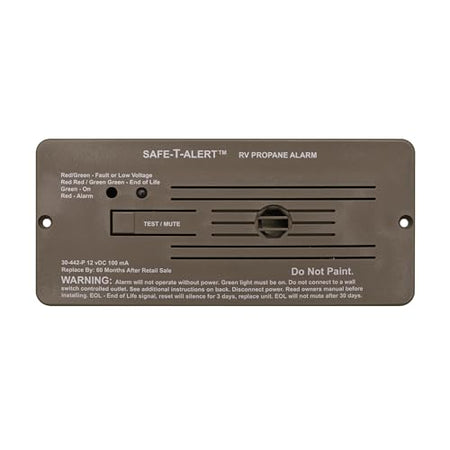Safe T Alert Safe T Alert - Classic LP Gas Alarm - Flush Mount Brown - 30-442-P-BR - Outdoor Depot