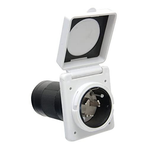 Valterra A10-50INVP 50 Amp Power Inlet - White