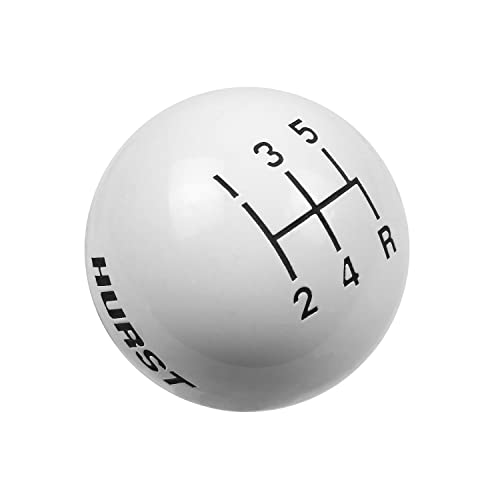 Hurst Hurst 1630025 White 5-Speed Replacement Shifter Knob - Outdoor Depot