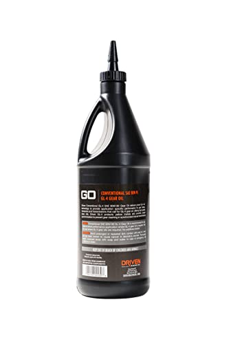 Driven Racing Oil Driven Racing Oil Gear Oil, GL-4, 80W90, Conventional, 1 qt Bottle, Each - Outdoor Depot