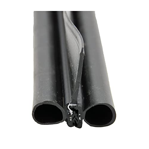 AP Products AP Products 018-478 Double Bulb Seal with Slide-On Clip , Black - Outdoor Depot