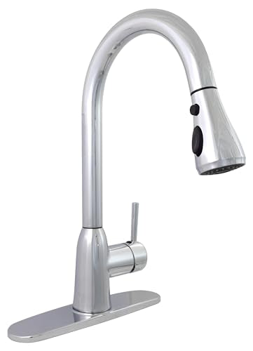 Phoenix Phoenix PF231366 Premium Slimline Single Handle with Power Boost Pull Down Kitchen Faucet - Chrome - Outdoor Depot