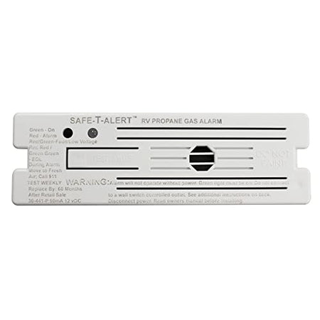 MTI Safe T Alert 30-441-P-WT Classic Propane/LP Gas Alarm - 12V, 30 Series Surface Mount, White - Outdoor Depot