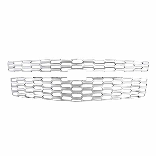 CCI Grille Insert IWCGI127, Overlay, 2 Piece, Chrome Plated, ABS Plastic, Fits 2015-2020 Chevrolet Suburban/Tahoe LT and LS Models