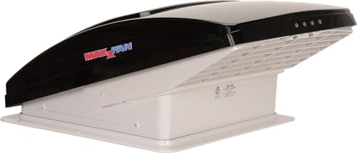 MAXXAIR MAXXAIR Maxxfan Deluxe Vent, Fan and Vent Cover All in One - Powerful 4-Speed Fan, Built-in Rain - Outdoor Depot