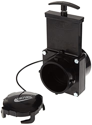Valterra Valterra T50 3" Hub x 3" Bay with Cap Valve Assembly,Black - Outdoor Depot