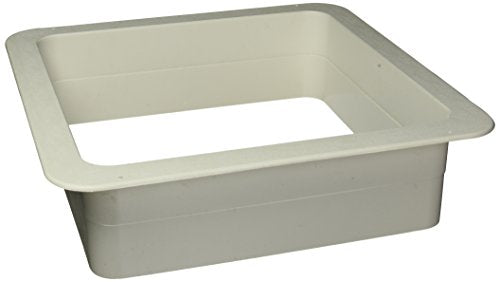 Ventline VA0445-28 Birch White 4-1/8" Radius Garnish, Grey