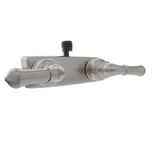 Dura Faucet Dura Faucet (DF-SA100C-SN RV/Motorhome Shower Faucet Valve Diverter with Easy Turn Handles - Outdoor Depot