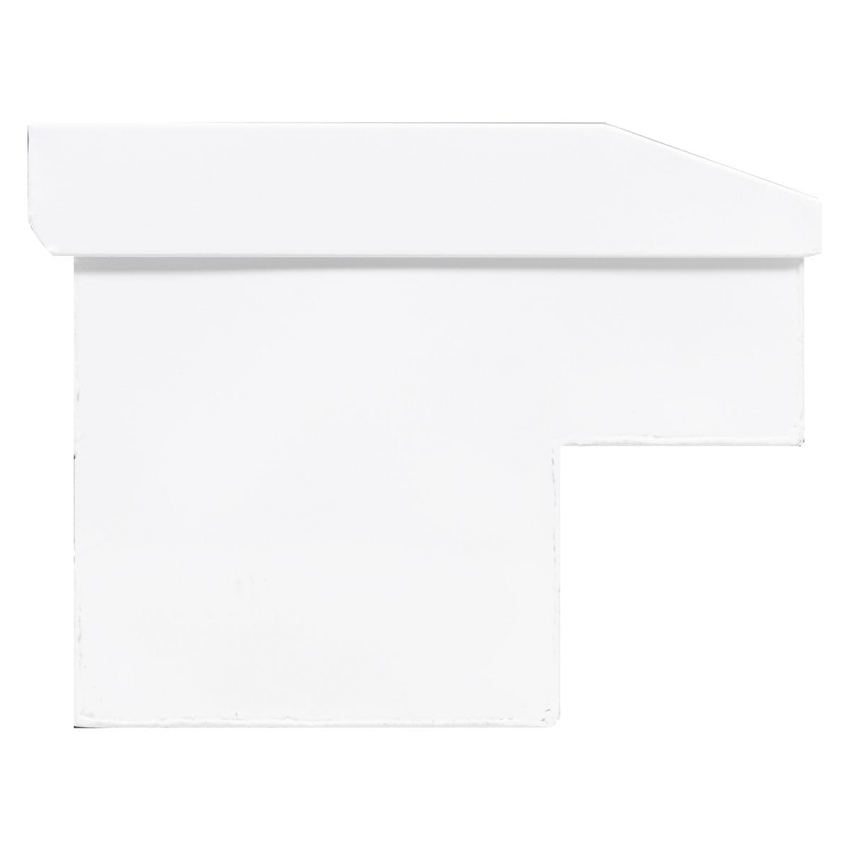 Weather Guard Model 175-3-04 56in Lo-Side Box, Steel, White, 4.0 cu ft - Outdoor Depot
