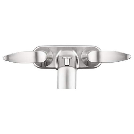 Dura Faucet Dura Faucet DF-SA110LH-SN RV Tub, Shower Faucet Valve Diverter with Winged Levers (Brushed Satin - Outdoor Depot