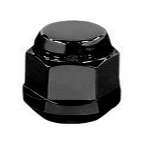 MCGARD 64029 Black Bulge Cone Seat Style Lug Nut Set (1/2"-20 Thread Size) - Set of 4