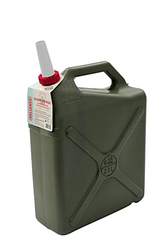 Reliance Reliance Products Desert Patrol 6 Gallon Rigid Water Container, Green , 14.8 Inch x 6.3 Inch x 19.0 - Outdoor Depot