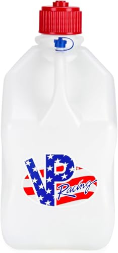 VP Racing VP Racing 35221-CA 5.5 Gallon Square Patriotic Motorsport Jug With Close-Trimmed Cap and Neck for - Outdoor Depot