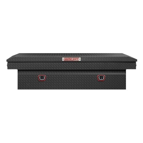 Weather Guard Weather Guard Model 117-52-04 Saddle Truck Box, Aluminum, For Full-Size Trucks, Extra Wide, - Outdoor Depot