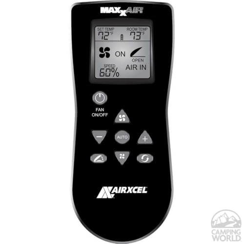 MAXXAIR MAXXAIR Maxxfan Deluxe Vent, Fan and Vent Cover All in One - Powerful 10-Speed Reversible Fan with - Outdoor Depot