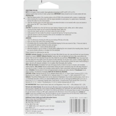 3M 08749 3M HIGH BOND REARVIEW M