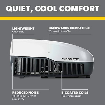 Dometic Dometic FreshJet 3 Series, 13.5K BTU RV Rooftop Air Conditioner unit, White - Outdoor Depot