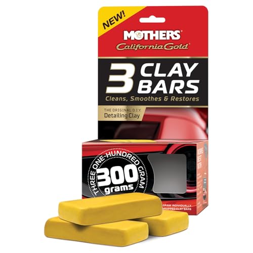 Mothers California Gold 3 Clay Bars, 3 100-gram (07242)