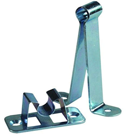 JR Products JR Products 10535 Metal C-Clip Style Door Holder - 3",Silver - Outdoor Depot