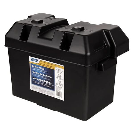 Camco Camco Large Battery Box with Straps and Hardware - Group 27, 30, 31 |Safely Stores RV, Automotive, and - Outdoor Depot