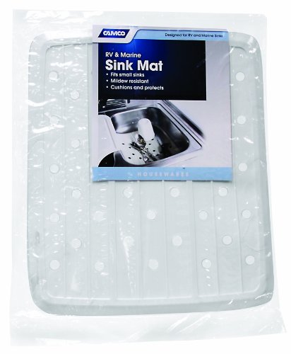 Camco Camco 43720 RV & Marine Sink Mat, White - Outdoor Depot