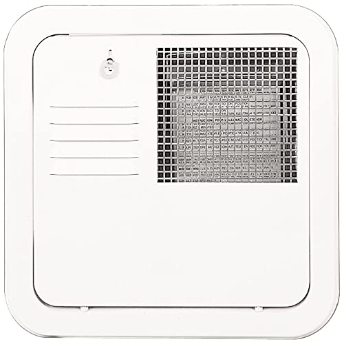 Suburban Suburban Direct Fit Flush Mount Water Heater Replacement Access Door, Polar White Exterior Access - Outdoor Depot