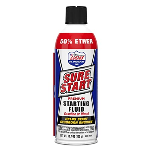 Lucas Oil Lucas Oil 11238 Sure Start Premium Starting Fluid - 10.7 Ounce - Outdoor Depot