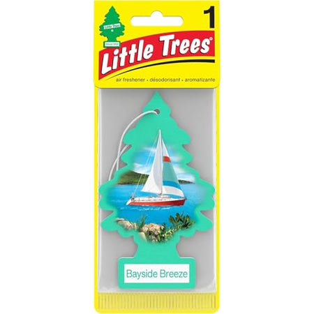 LITTLE TREES CAR FRESHNER Bayside Breeze Little Trees Air Freshener - Outdoor Depot