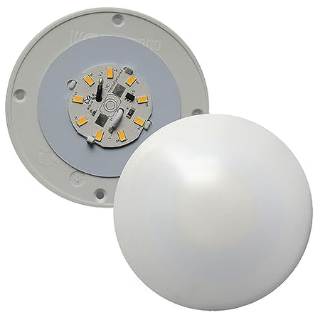 Fasteners Unlimited Fasteners Unlimited 001-1050 Surface Mount Round LED Ceiling Light - No Switch, 4.5" - Outdoor Depot