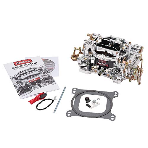 Edelbrock Edelbrock 1905 AVS2 Series Carburetor 650 cfm Square Flange Non-EGR Manual Choke Satin AVS2 Series - Outdoor Depot
