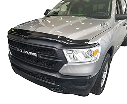 Trailfx TrailFX Bug Shield for Ram 1500 New Model 2019-2024 Smoke Acrylic Wrap-Around Low Profile Durable - Outdoor Depot
