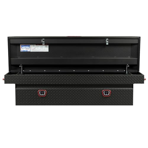 Weather Guard Weather Guard Model 127-52-04 Saddle Box, Aluminum, Full Standard, Textured Matte Black, 11.0 - Outdoor Depot