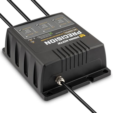 Minn Kota Minn Kota Precision MK-330PCL On-Board Marine Battery Charger – 3 Banks, 10 Amps Each - Outdoor Depot