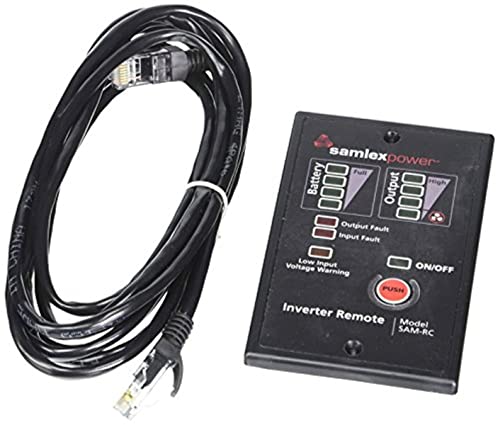 Samlex America Samlex America Solar SAM-RC SAM Series Optional Remote Control, Black - Outdoor Depot