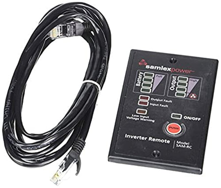 Samlex America Samlex America Solar SAM-RC SAM Series Optional Remote Control, Black - Outdoor Depot