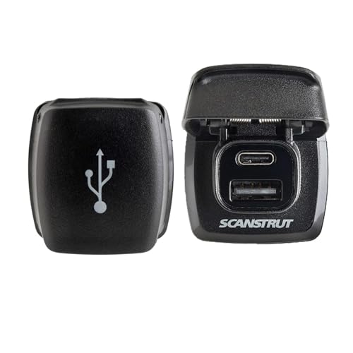 Scanstrut Scanstrut Flip Pro Fast Charge Dual USB Socket - Outdoor Depot