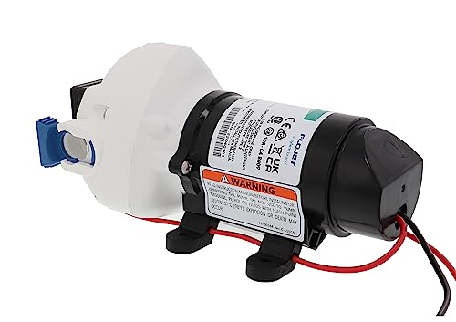 Flojet Flojet RV Water Pump R3526144D, 12 VDC 3-Chamber - Small Water Pump Ideal for Boats/Camper-Trailers - - Outdoor Depot