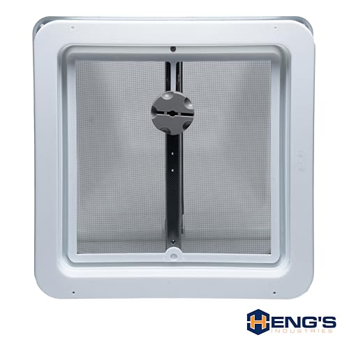 HENG’S INDUSTRIES Heng's 71111A-C1G1 Universal Roof Vent Non-Powered with Exchange Lid - 14" White - Outdoor Depot
