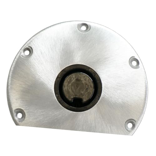 Springfield Marine 1300750-L1 Flat Sided Aluminum Base - Left, White