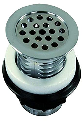 JR Products JR Products 95175 Shower Strainer with Grid - Chrome - Outdoor Depot