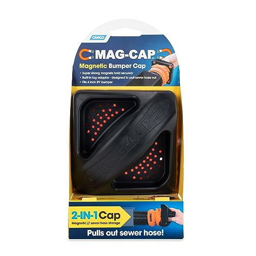 Camco Camco Magnetic Camper/RV Bumper Cap with Lug Fitting End | Features Small Holes to Increase Airflow - Outdoor Depot
